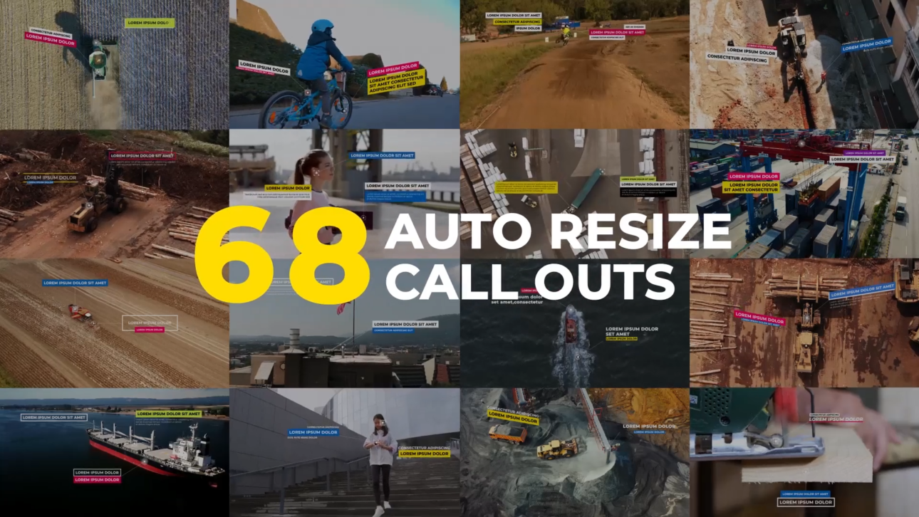 Auto Resizing Call-Outs l MOGRT for Premiere Pro