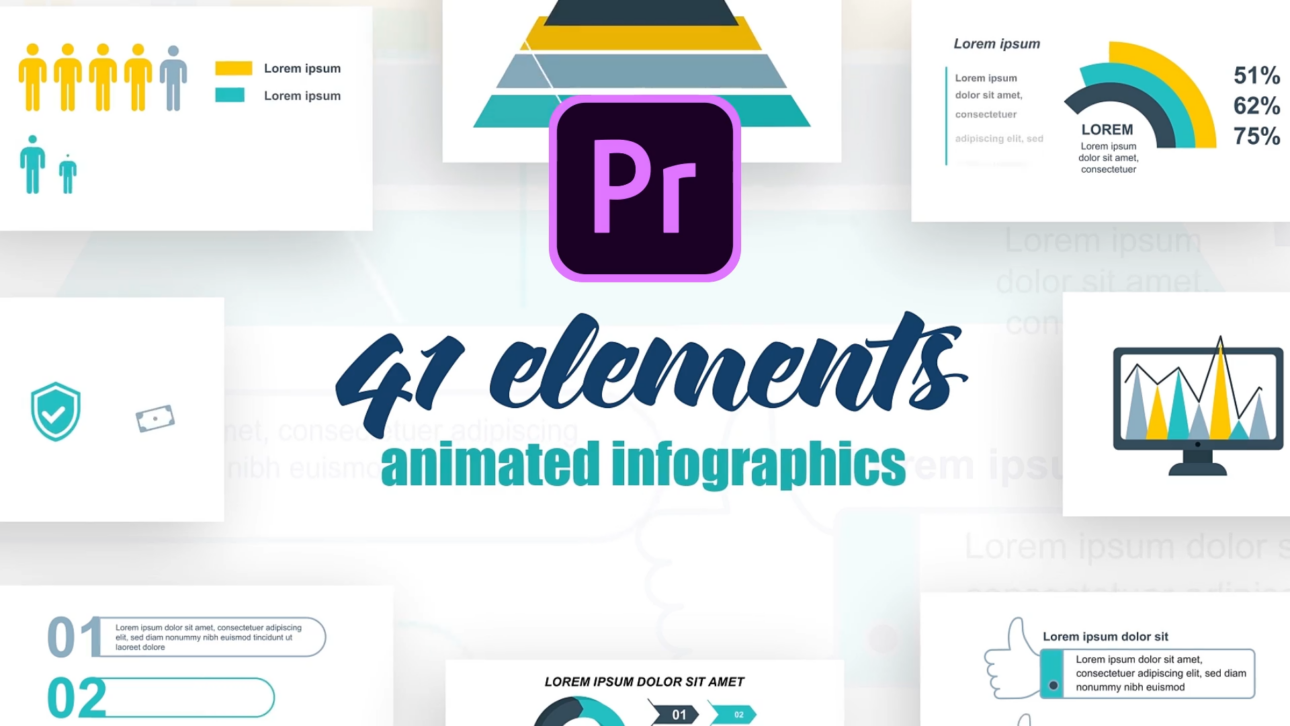 Corporate Infographics Vol.38 for Premiere Pro