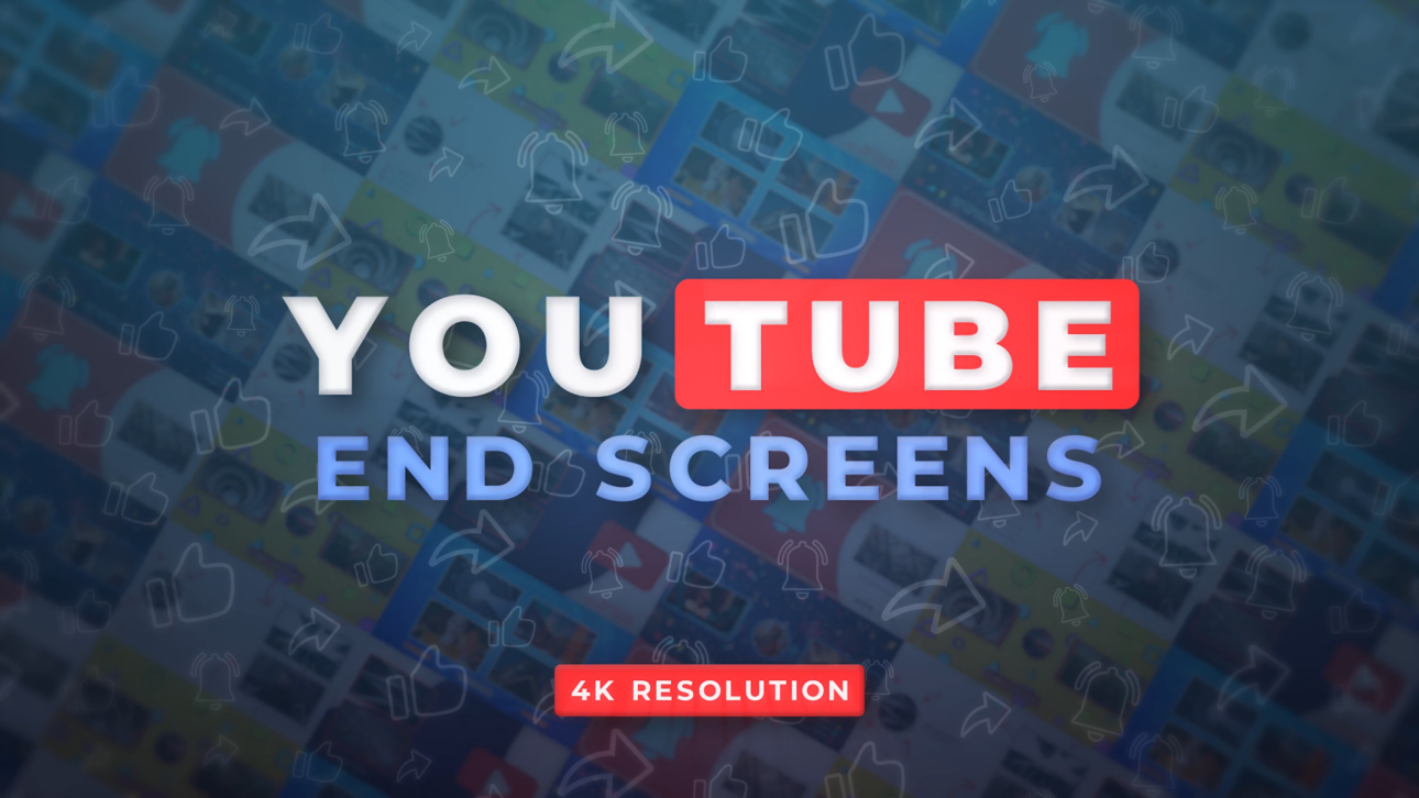 YouTube End Screens 4K v.2 - MOGRT