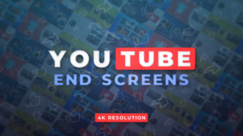 YouTube End Screens 4K v.2 - MOGRT