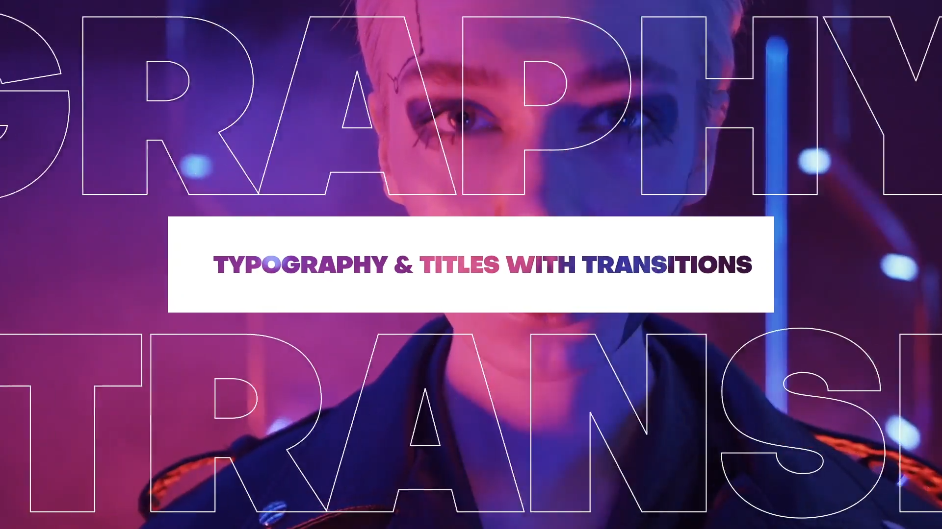 Transitions with Animated Titles & Typography