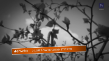 Stickers Lower Thirds | MOGRT for Premiere Pro