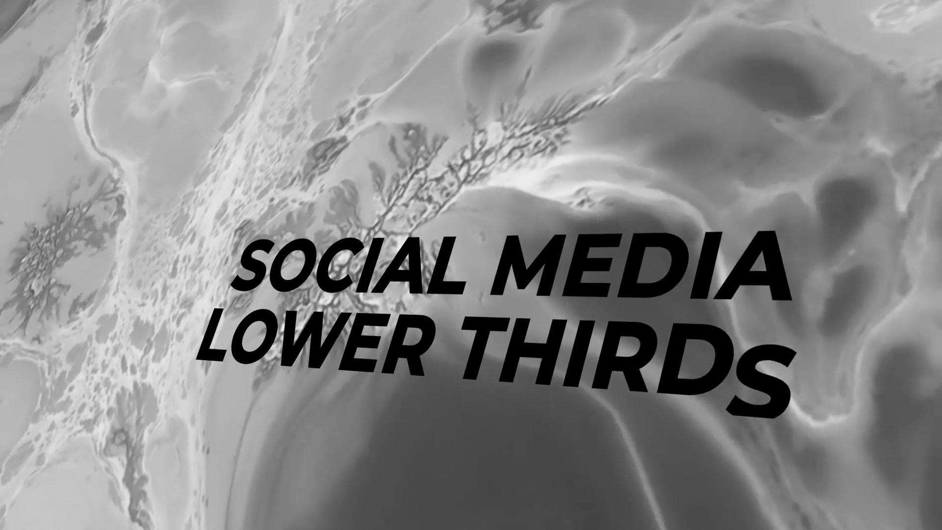Social Media Lower Thirds