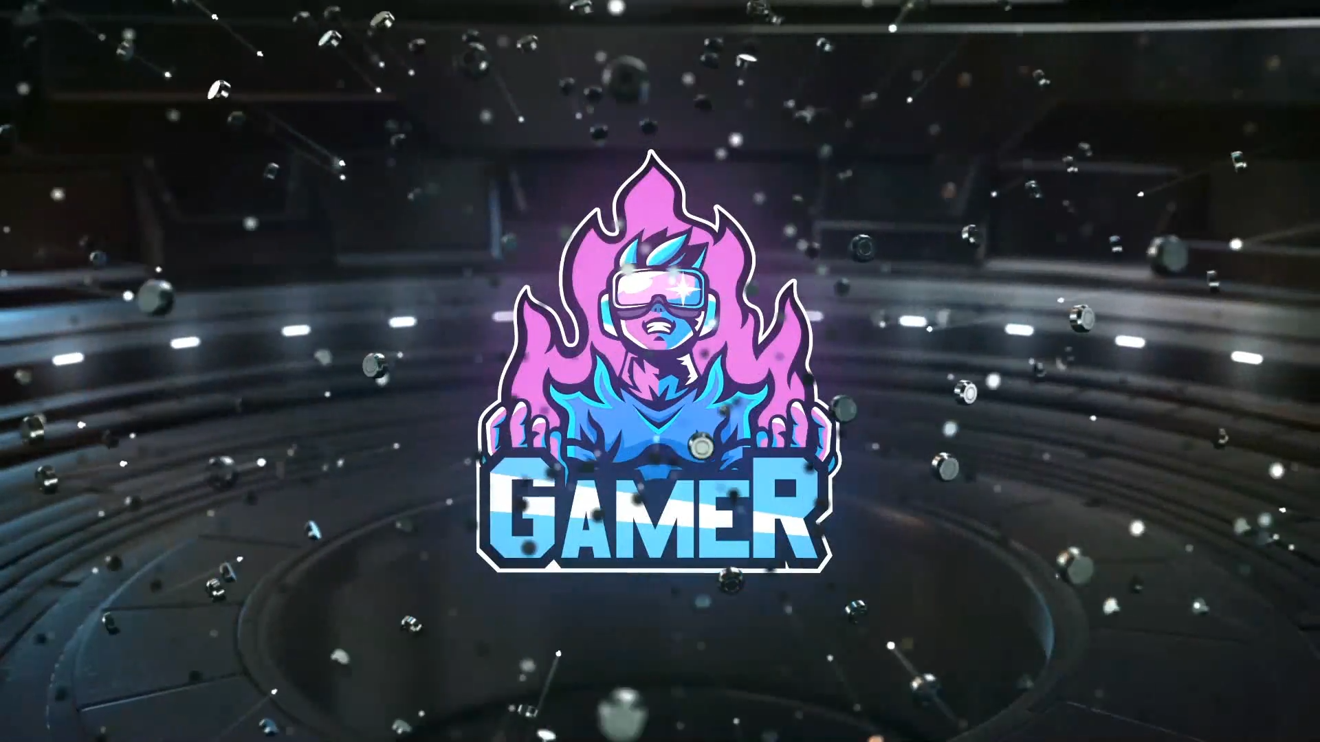 Techno Gaming Logo Reveal v2_Premiere Mogrt