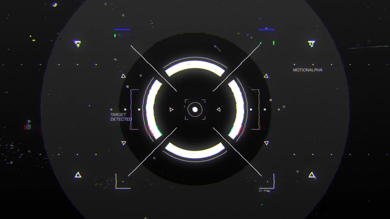 Glitch HUD Logo | For Premiere Pro