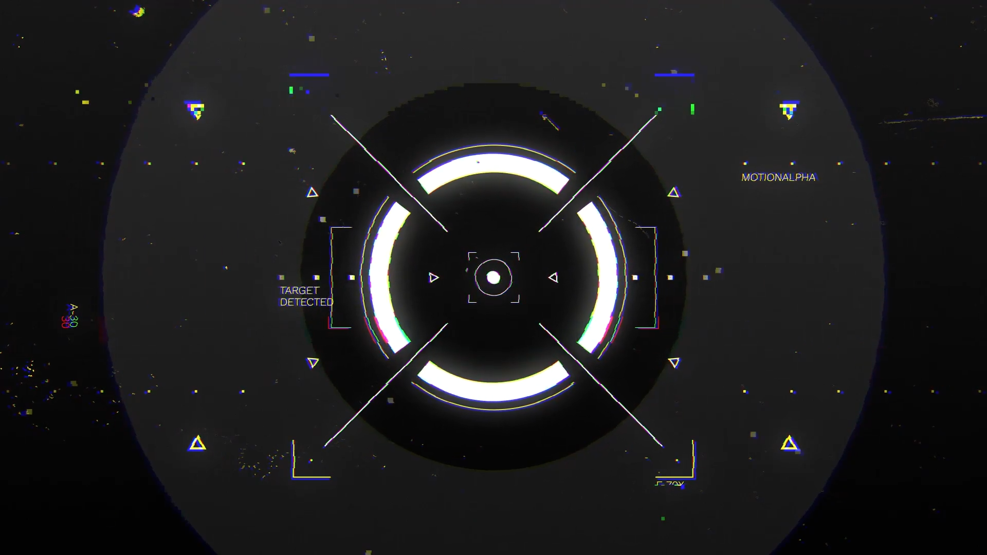 Glitch HUD Logo | For Premiere Pro