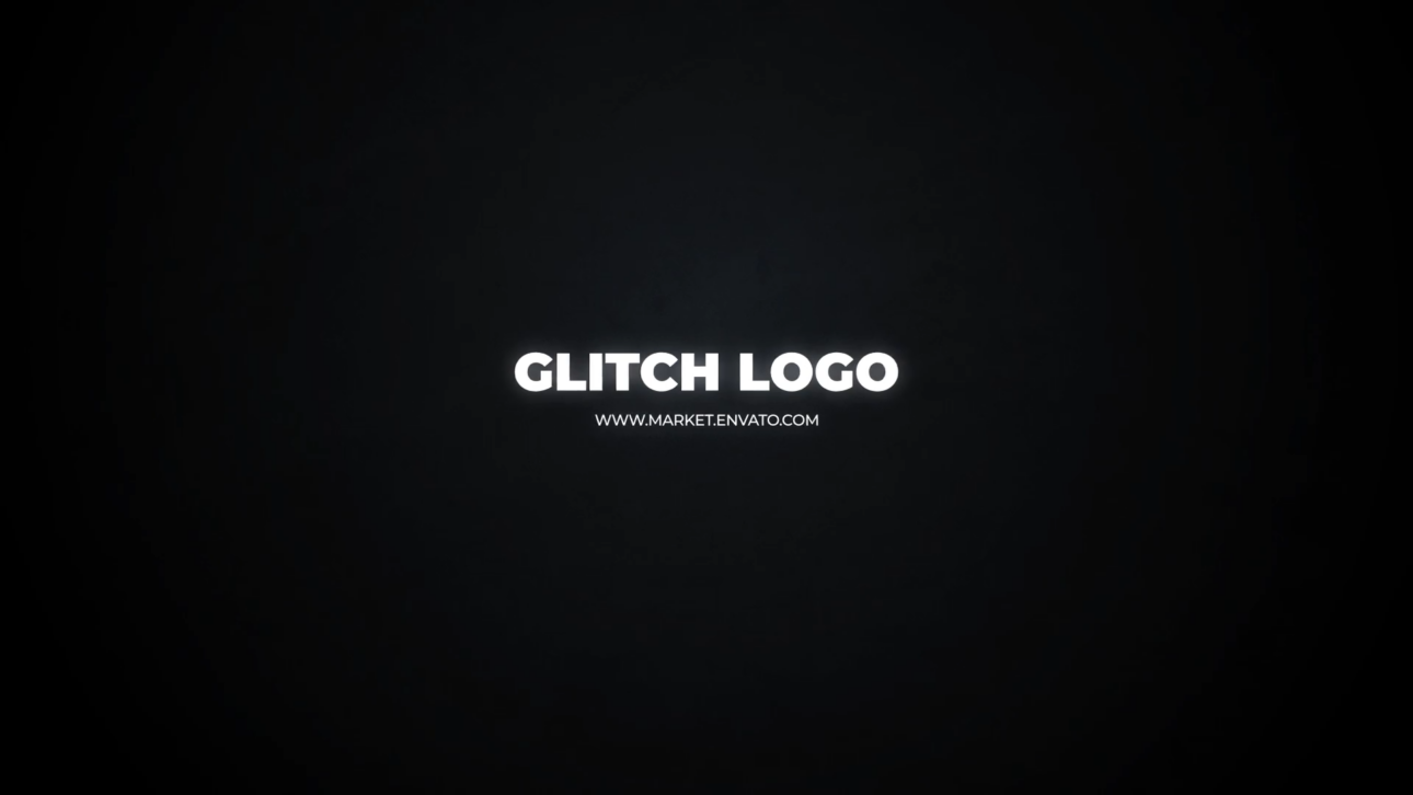 Flare Glitch Logo Mogrt