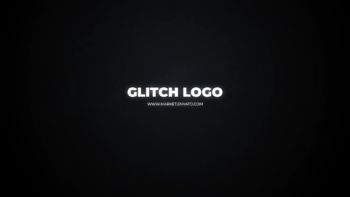 Flare Glitch Logo Mogrt