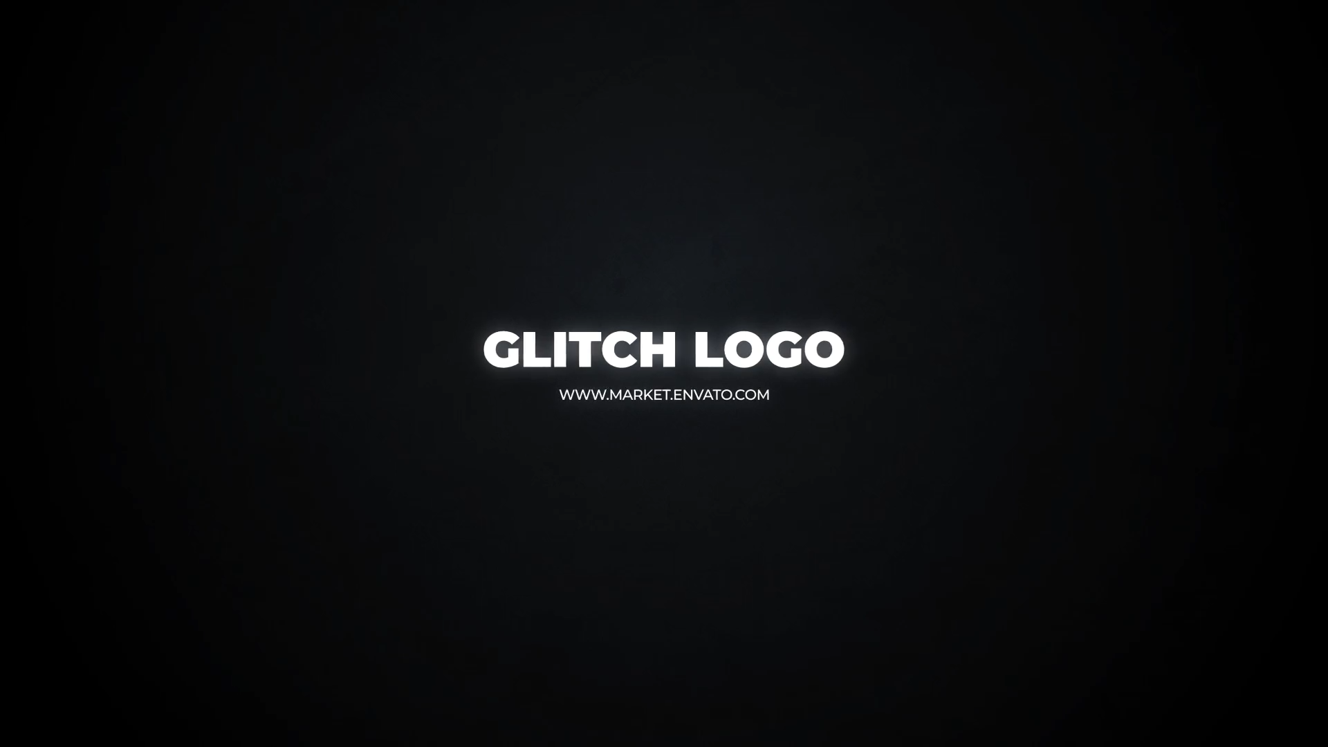 Flare Glitch Logo Mogrt