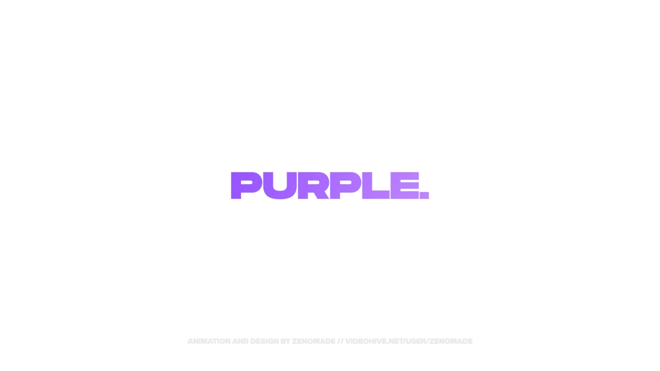 Purple. - Titles Pack for Premiere