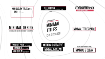 Minimal Titles | Premiere Pro