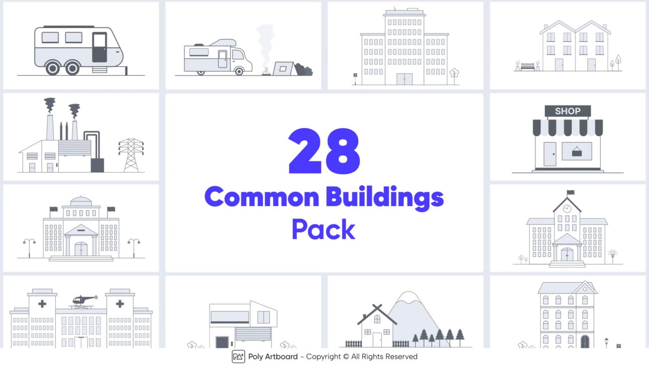 Common Buildings For Premiere Pro