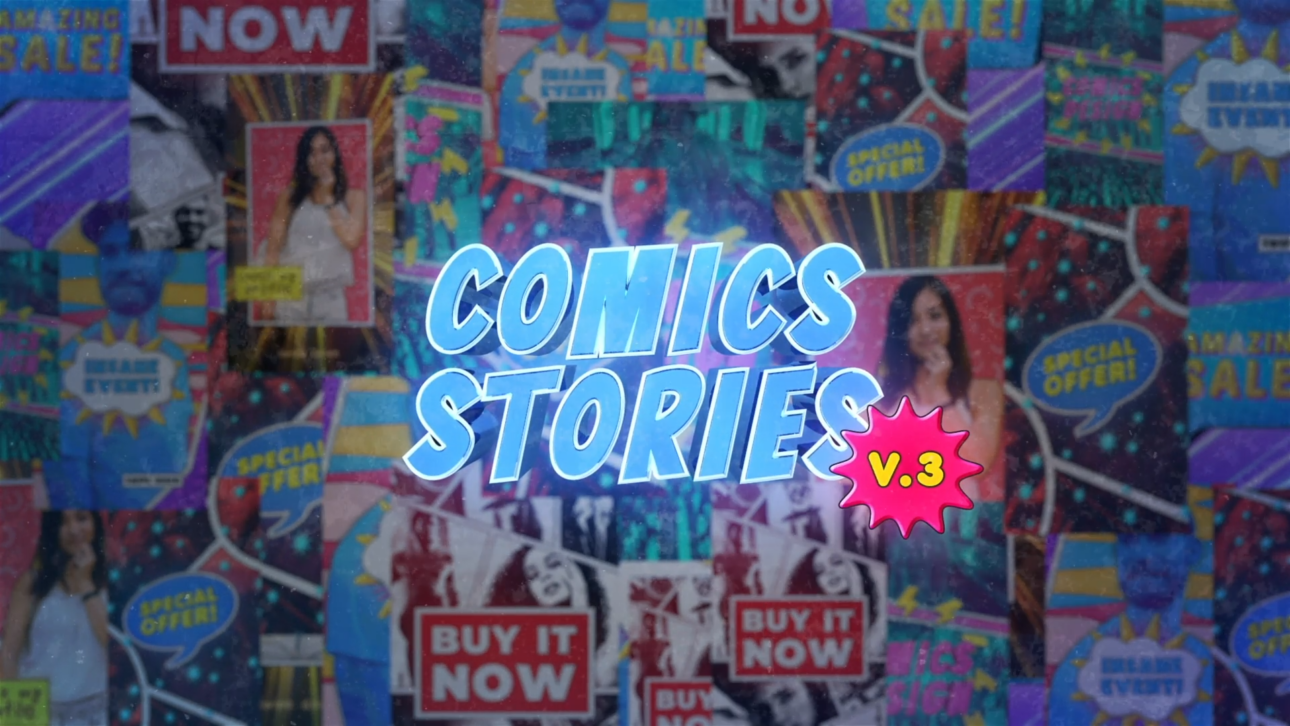 Comics Instagram Stories V.3 - Premiere Pro