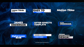 Glitch Lower Thirds For Premiere Pro