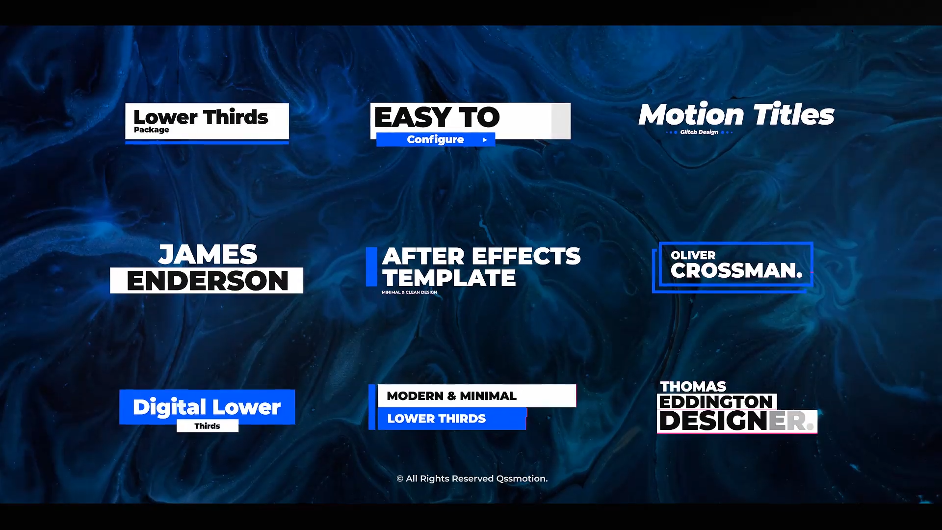 Glitch Lower Thirds For Premiere Pro