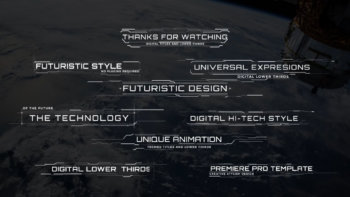 Digital Glitch Titles And Lower Thirds