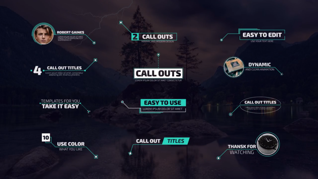 Modern 4K Call Out Titles