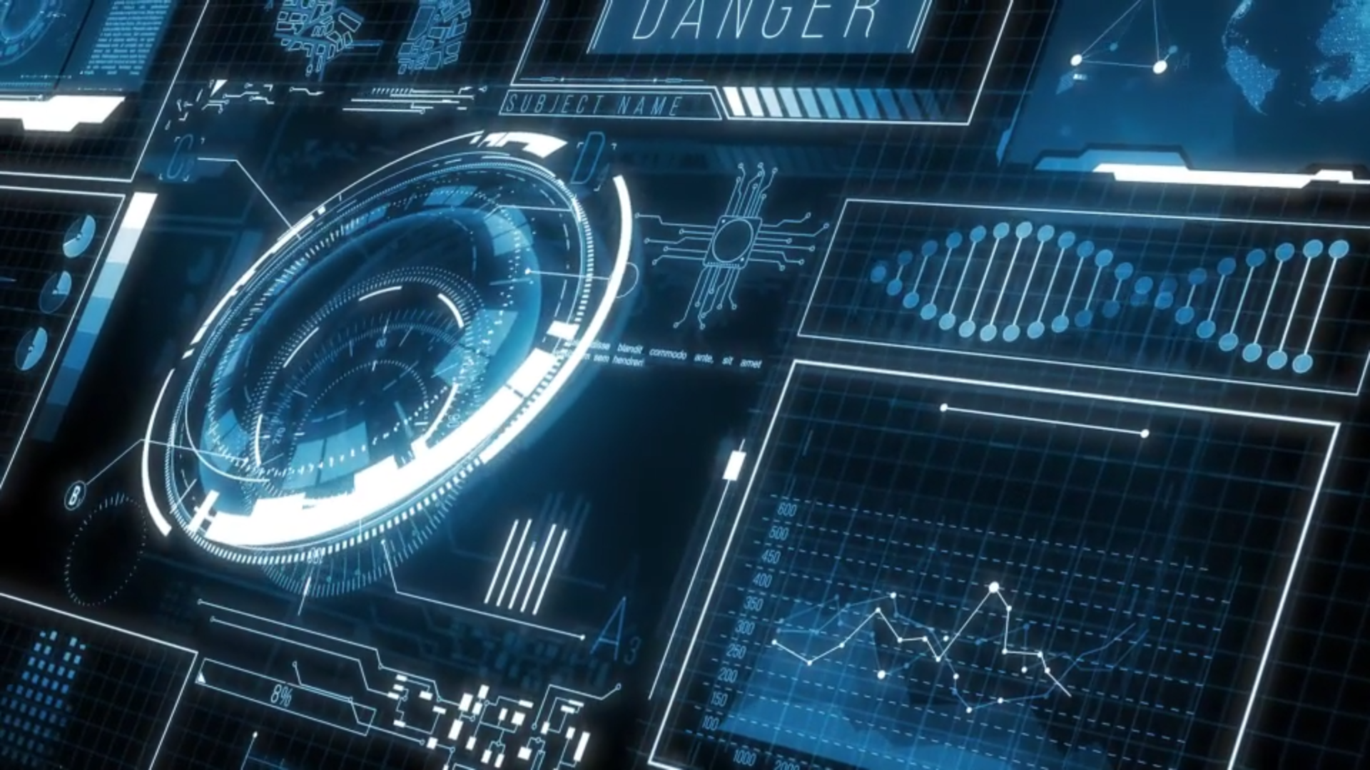 HUD Dashboard Infographics Essential Graphics for Premiere Pro