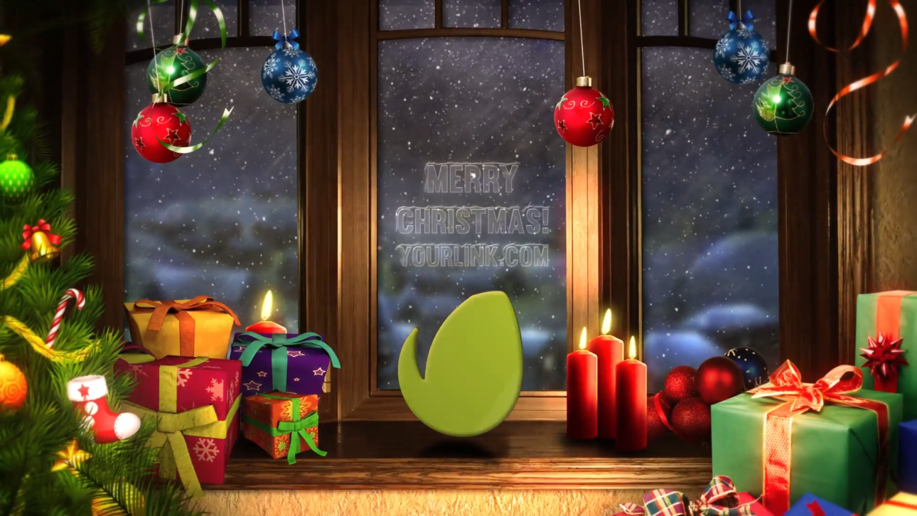 Christmas Home Logo for Premiere Pro