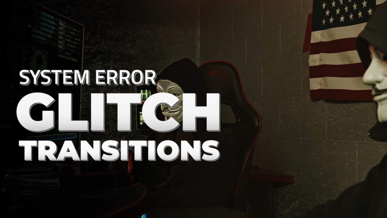 System Error – Glitch Transitions | Premiere Pro Template