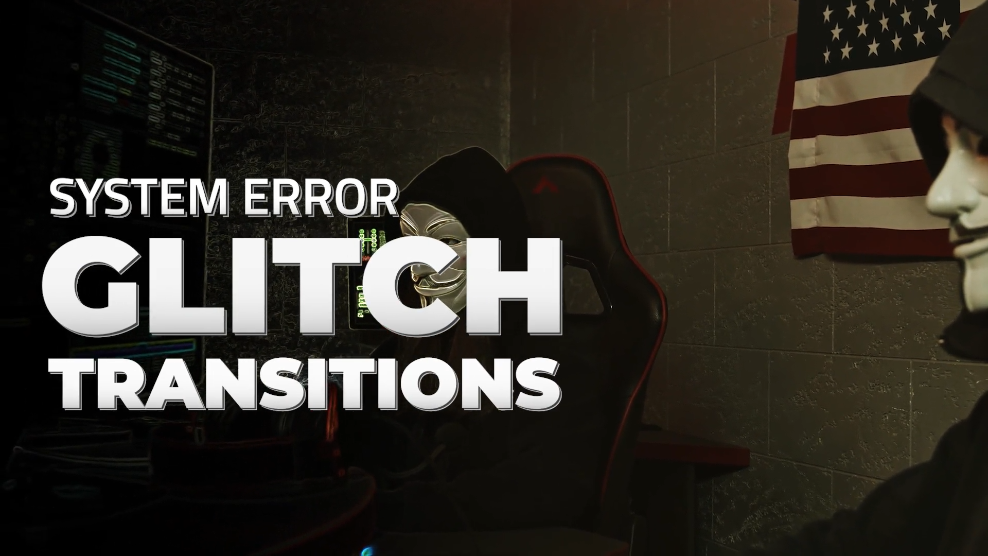 System Error – Glitch Transitions | Premiere Pro Template