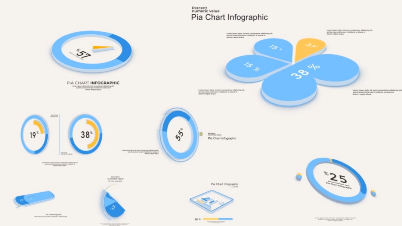 Pie Chart Infographics 3