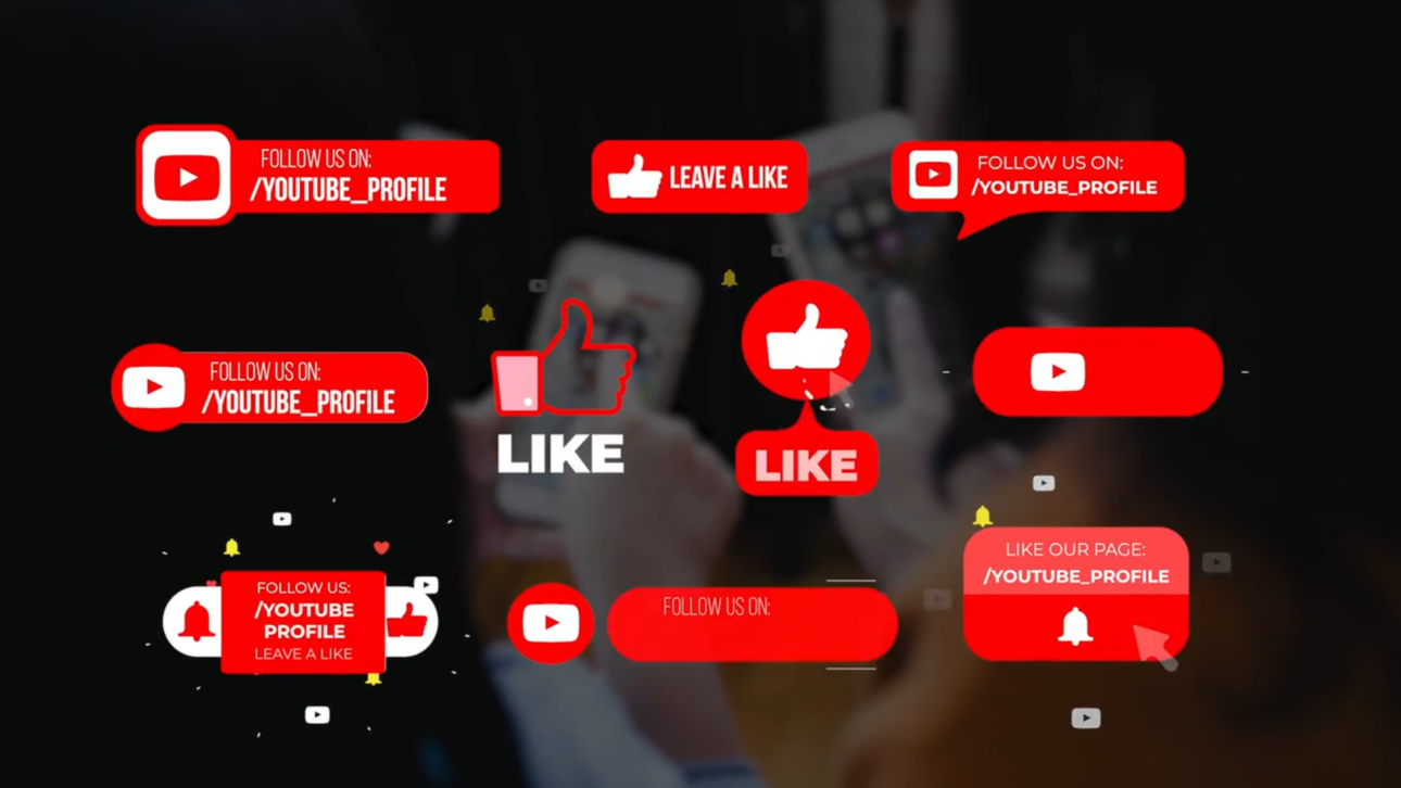 Social Media Lower Thirds Pack