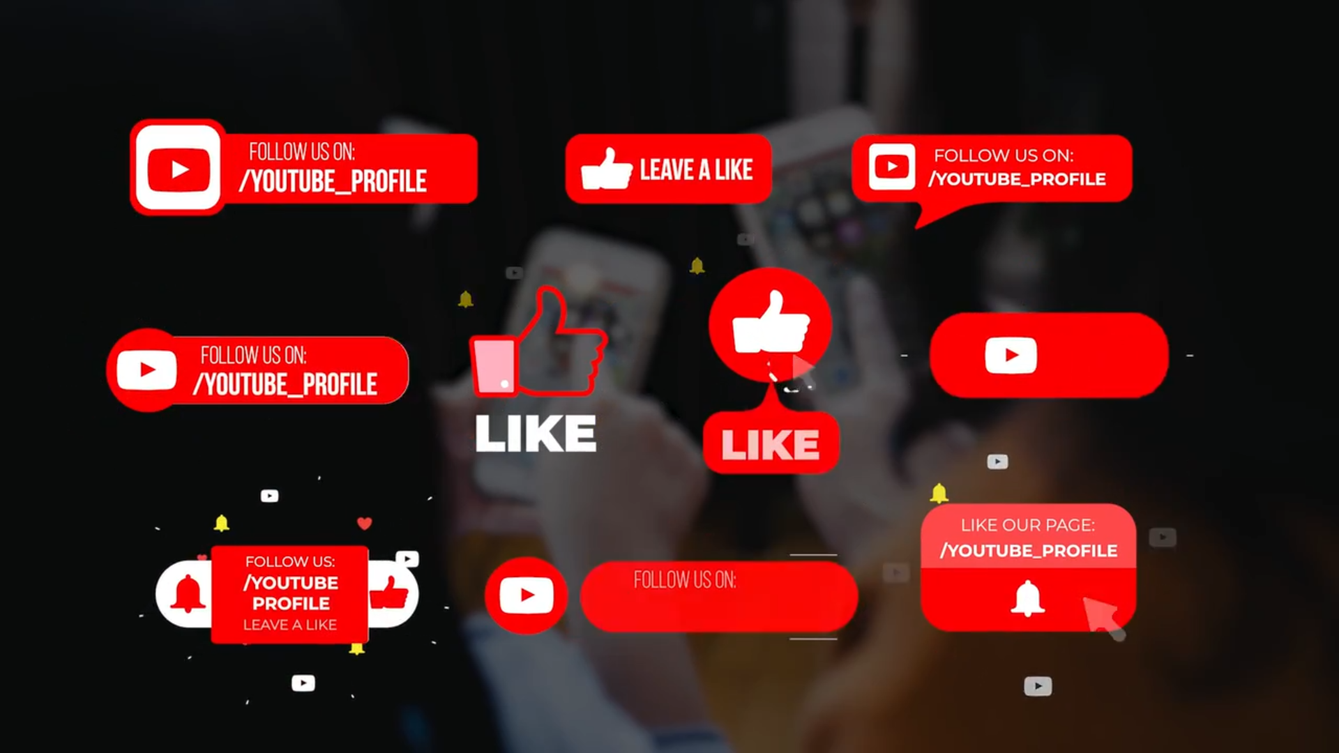 Social Media Lower Thirds Pack