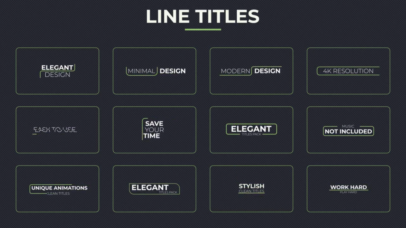 40 Line Titles
