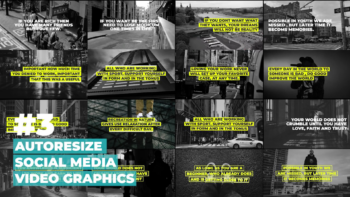 Social Media Video Graphics - Autoresize