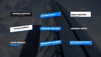 Lower Thirds Corporate