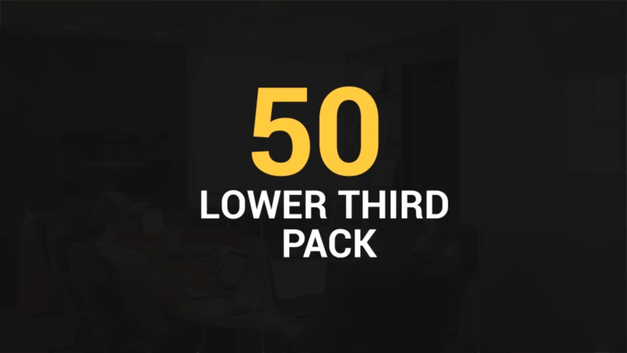 Lower Thirds Pack