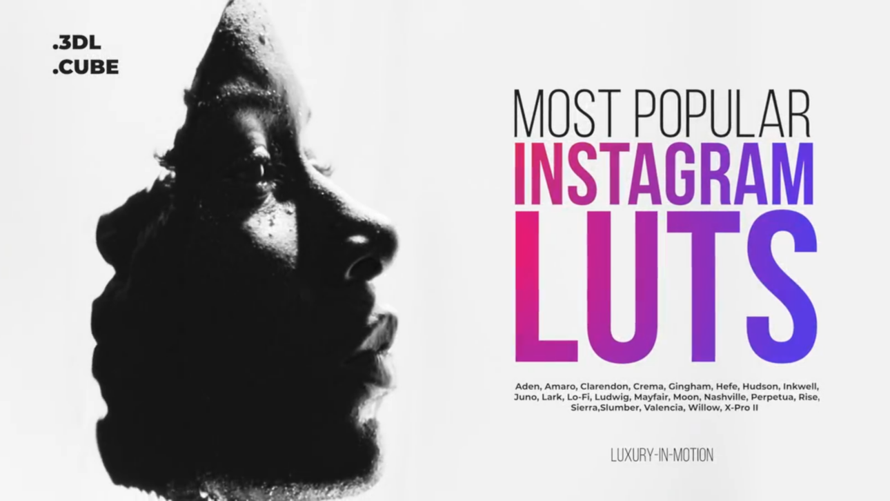 Most Popular Instagram LUTs Pack