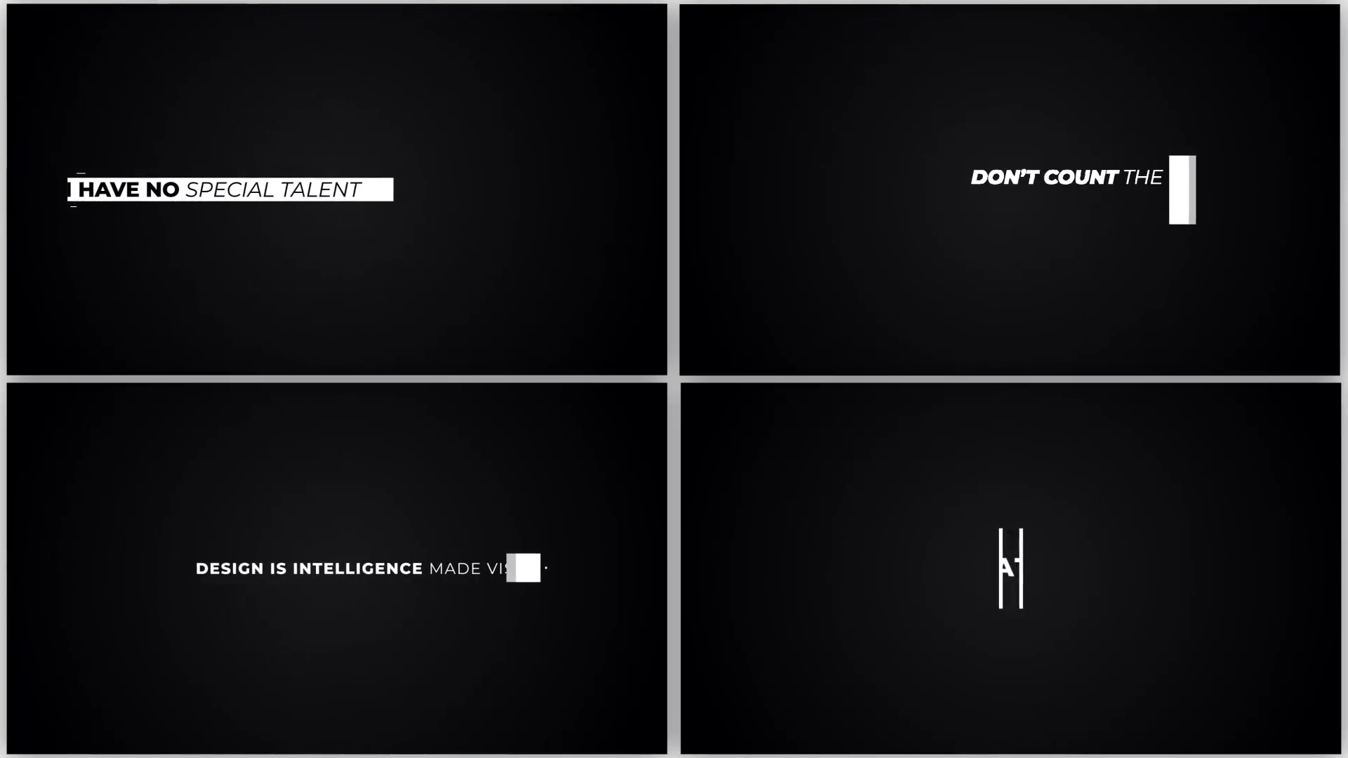 Animated Titles