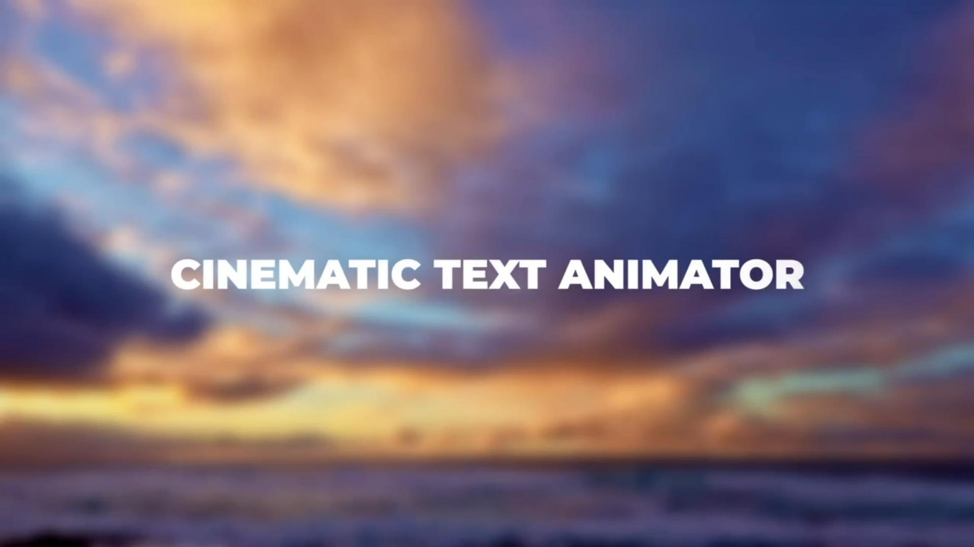Cinematic Text Animator