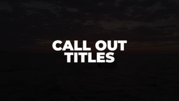 Call-Out Titles | MOGRT