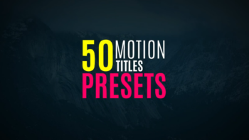 Presets and Titles