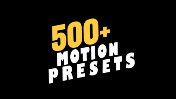 Most Handy Motion Preset For Premiere Pro