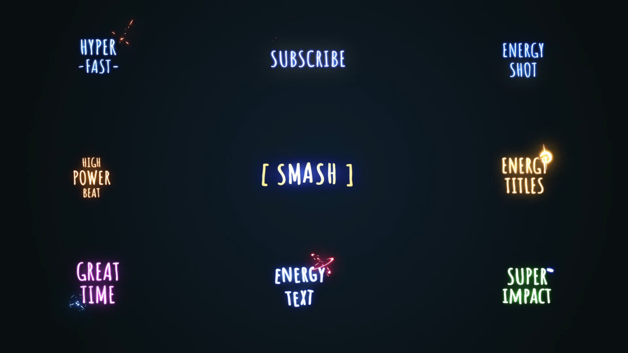 Energy Cartoon Titles [Premiere Pro]