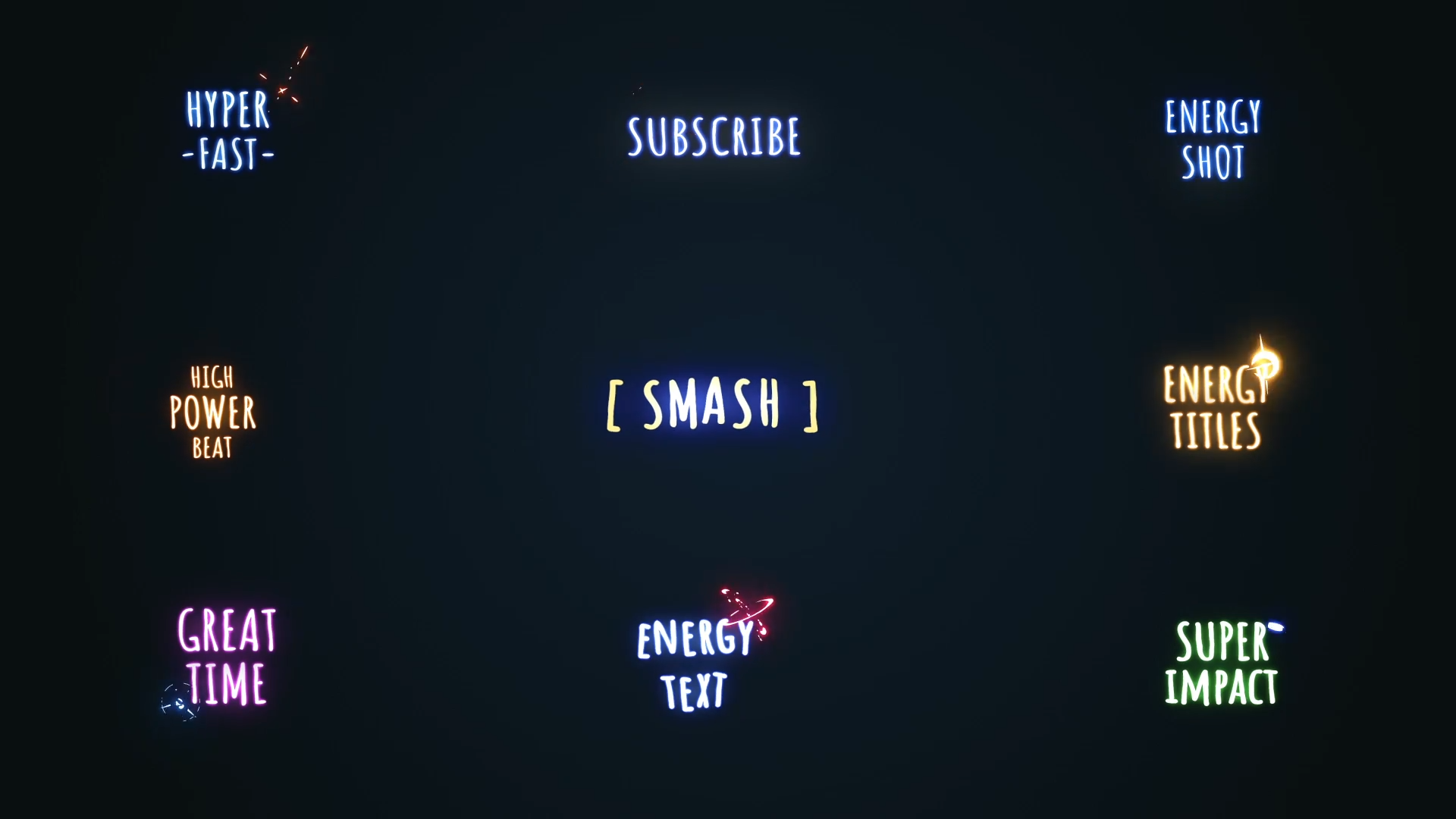 Energy Cartoon Titles [Premiere Pro]