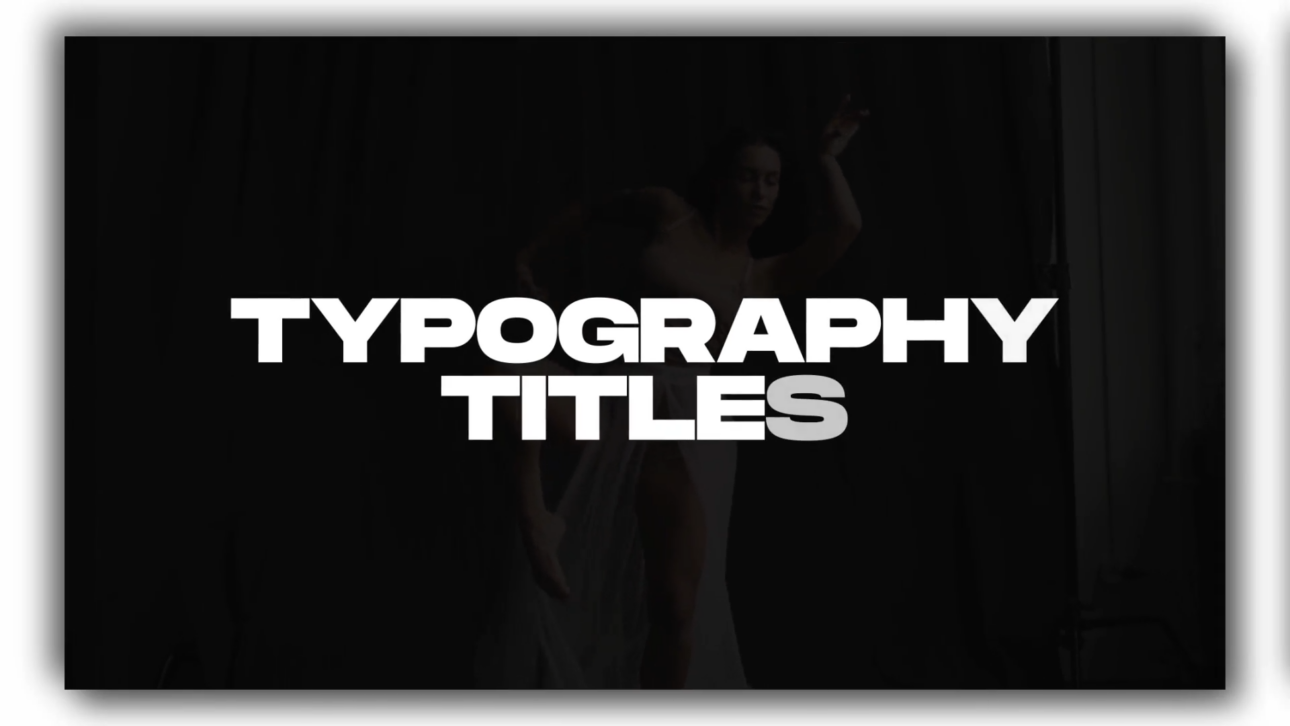Typography Titles | MOGRT