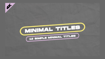Minimal Titles V2 | Premiere Pro (MOGRT)