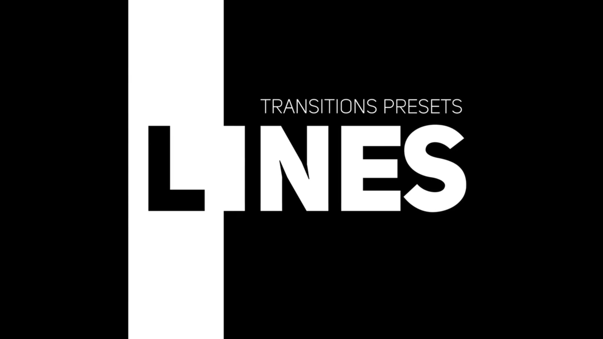 Line Transitions Presets