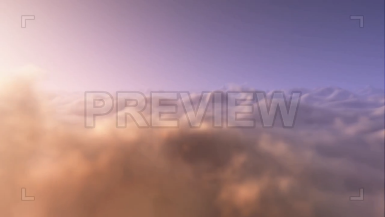 Above Heavenly Clouds Loop Animation