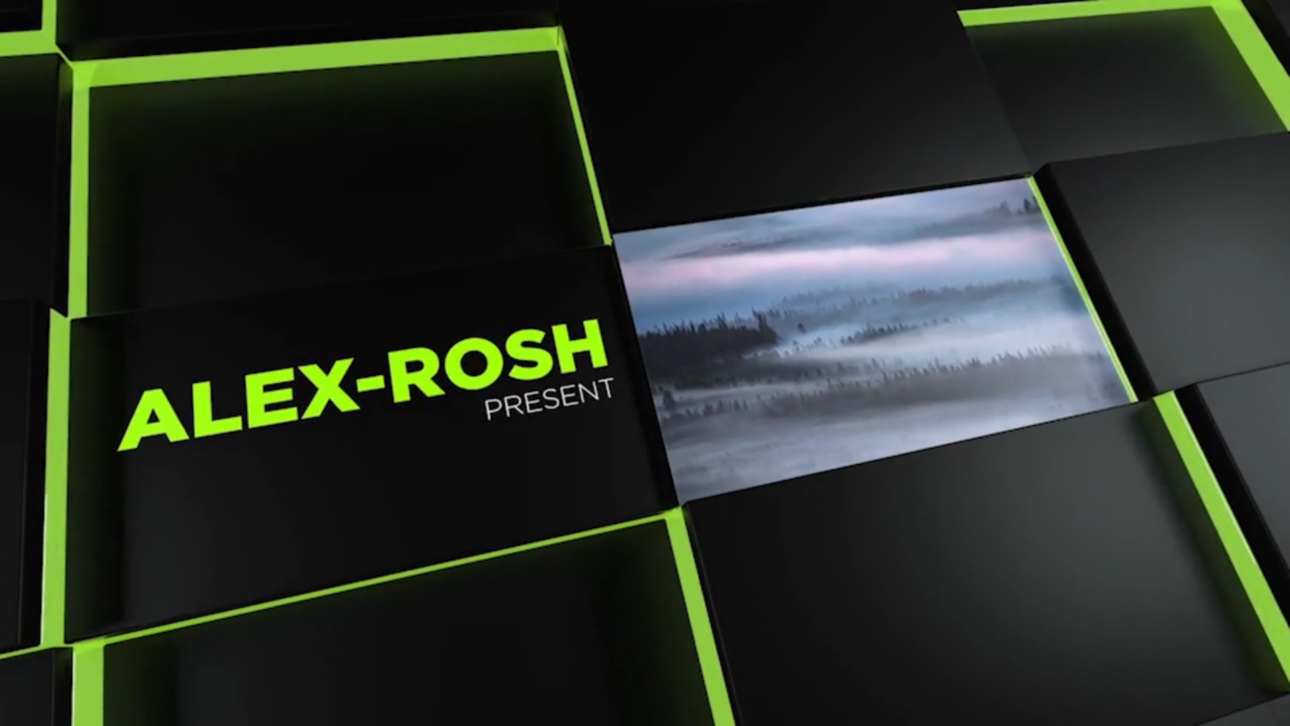 black wall slideshow