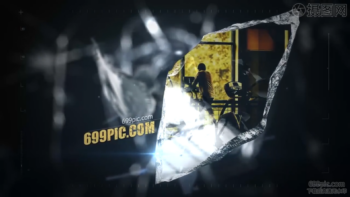 Shocking broken glass AE template cc2014