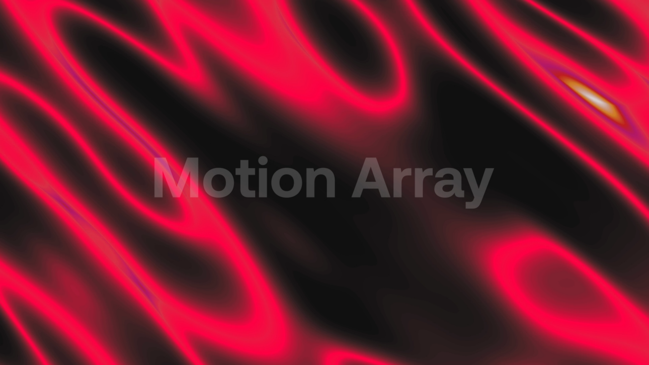 Red Glow Gradient Fractal Pattern