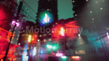 Background Of City Street In Bokeh