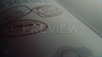 Arrival Stamps In Passport