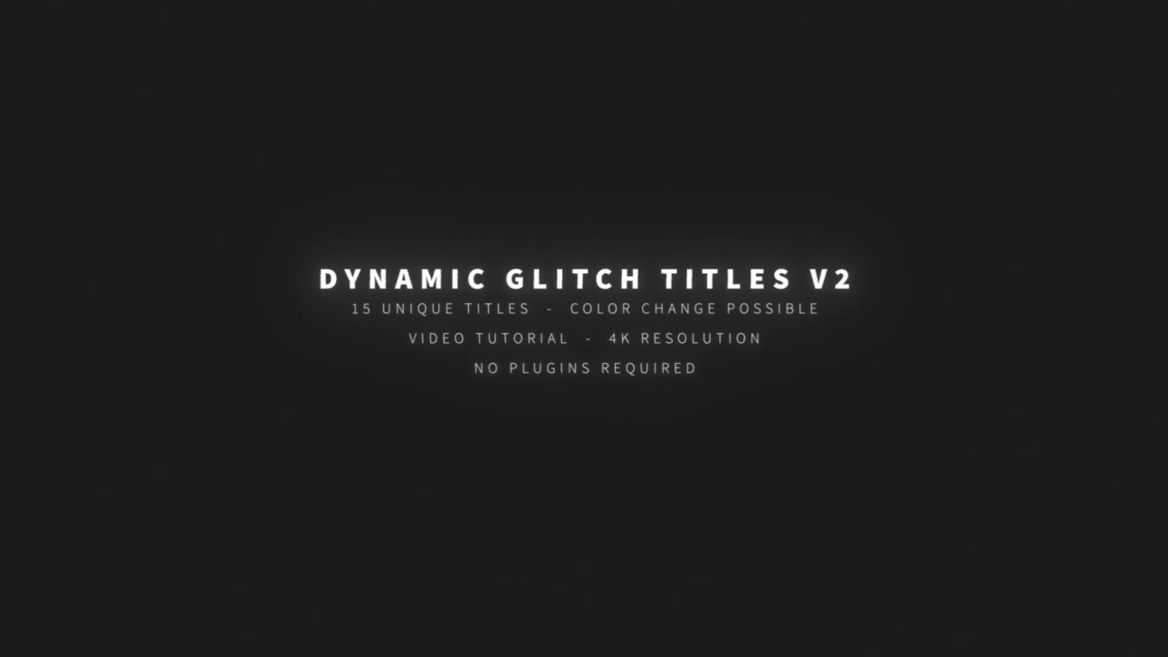 Dynamic Glitch Titles V2